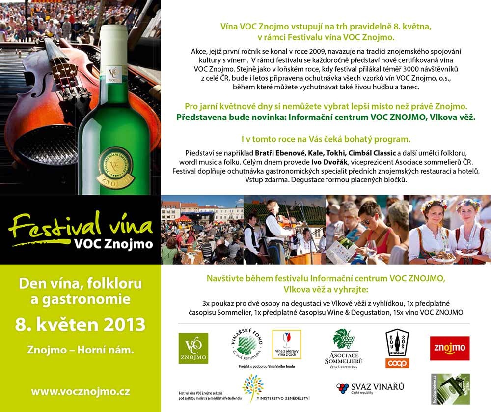 Festival vína VOC ZNOJMO 2013