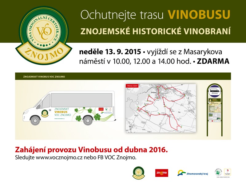 Ochutnejte trasu Vinobusu – už za měsíc na vinobraní