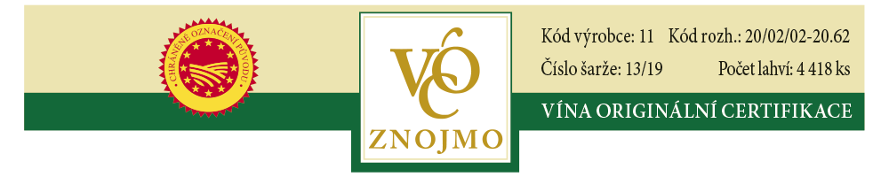 Conditions for Classification of Wine in VOC Znojmo